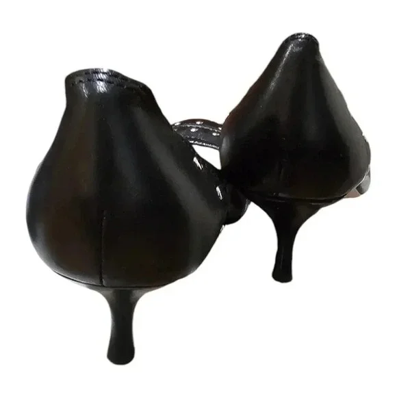 SOLD Michael Michael Kors - Studded Leather Vero Cuoio Heels - Picture 5 of 8